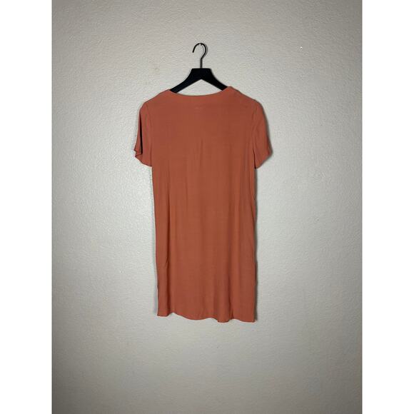Madewell Side-Button Easy Dress Peach Size Small - Picture 6 of 8